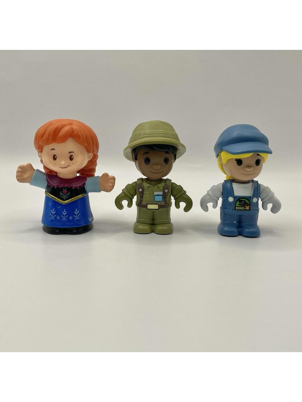 3 Piece Mixed Brand Lot Of Small Figures & Little People Fisher Price